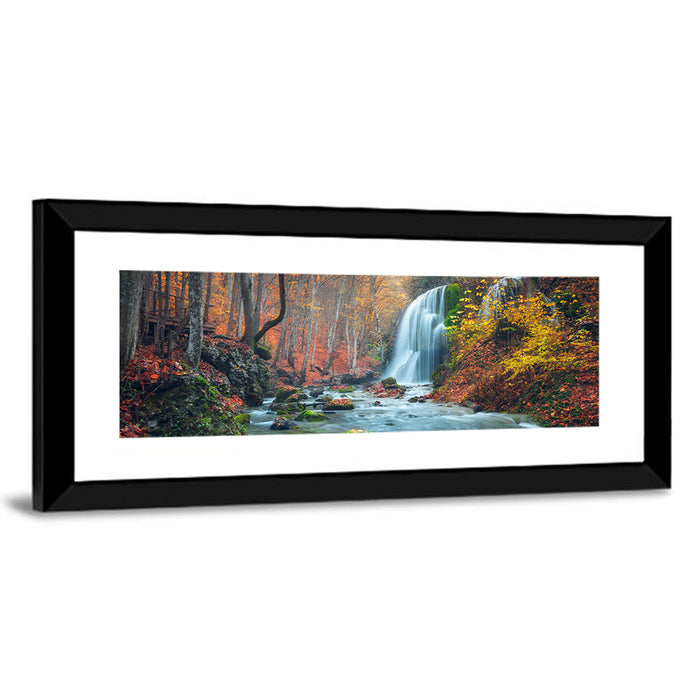 Autumn Silver Stream, Crimea Wall Art as a framed print