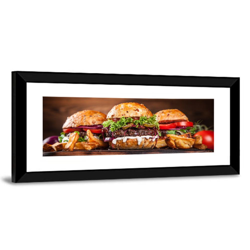 Home Made Burgers Wall Art