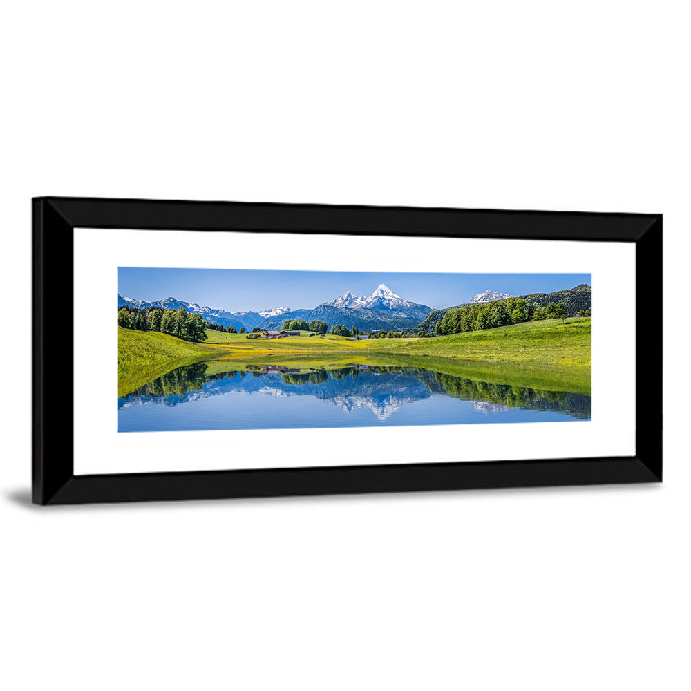 Summer Mountain Lake Austria Wall Art