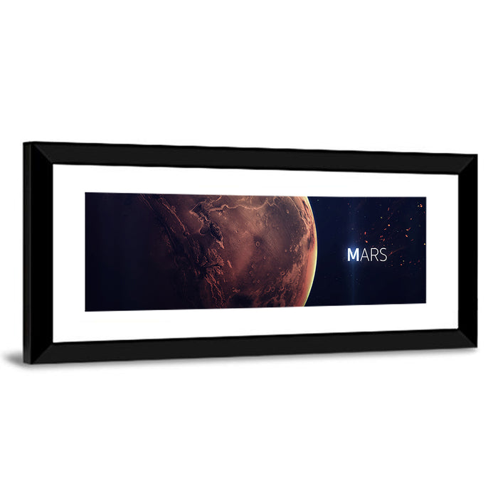 Mars Close-up Wall Art as a framed print