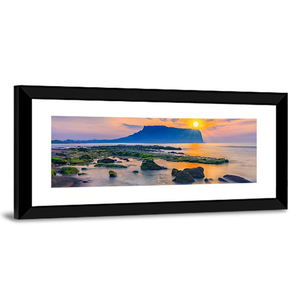 Sunrise At Seongsan Ilchulbong Wall Art