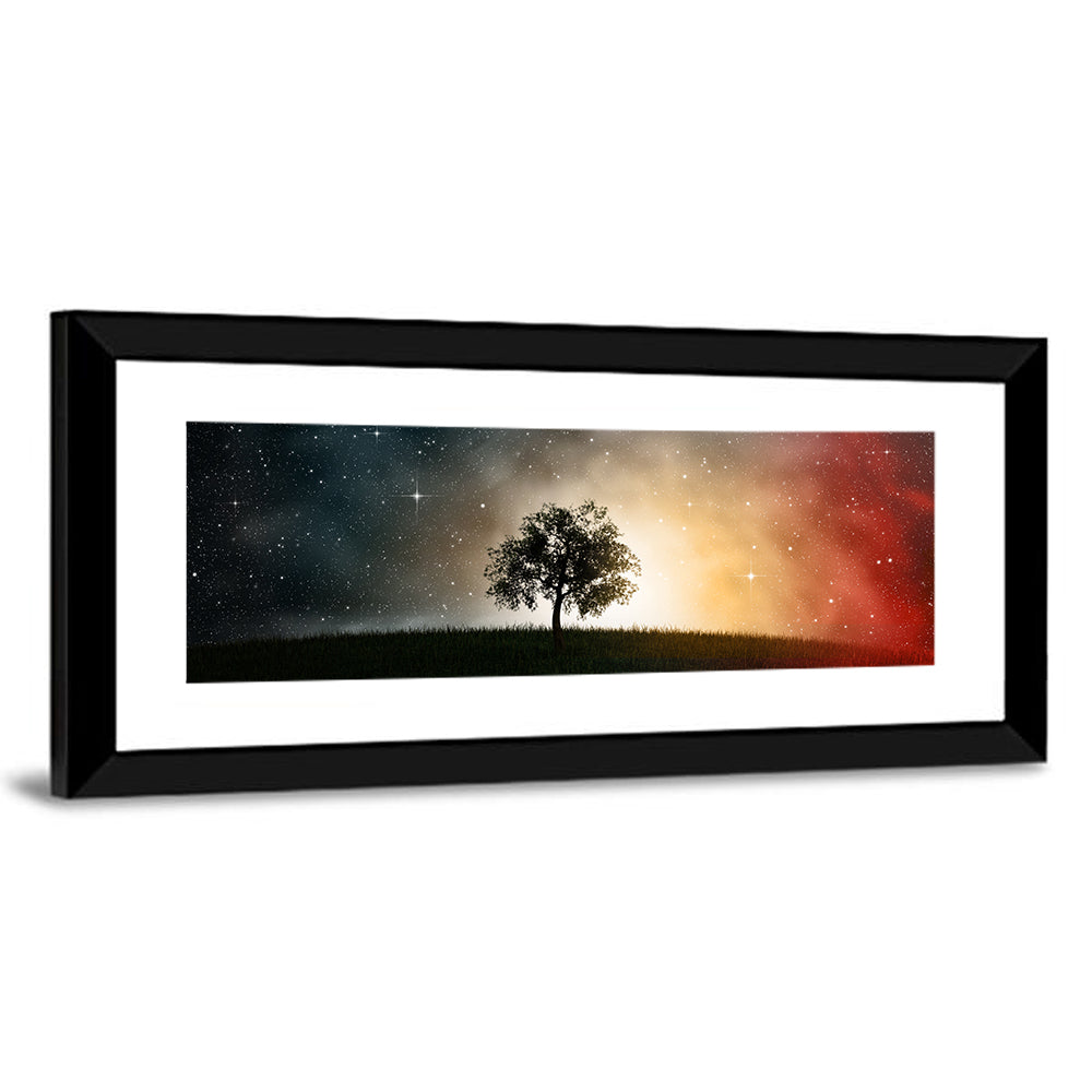 Tree Under Starry Sky Wall Art