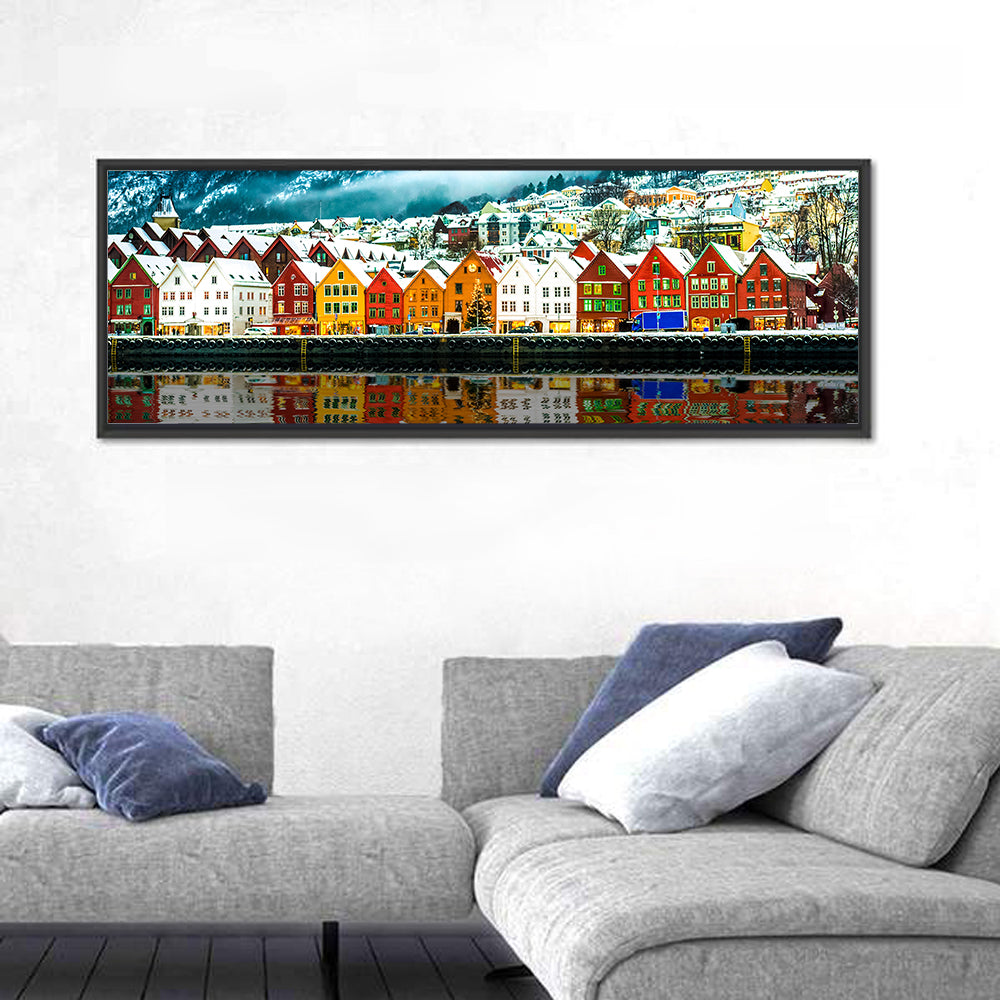 View On Bruges In Bergen Wall Art