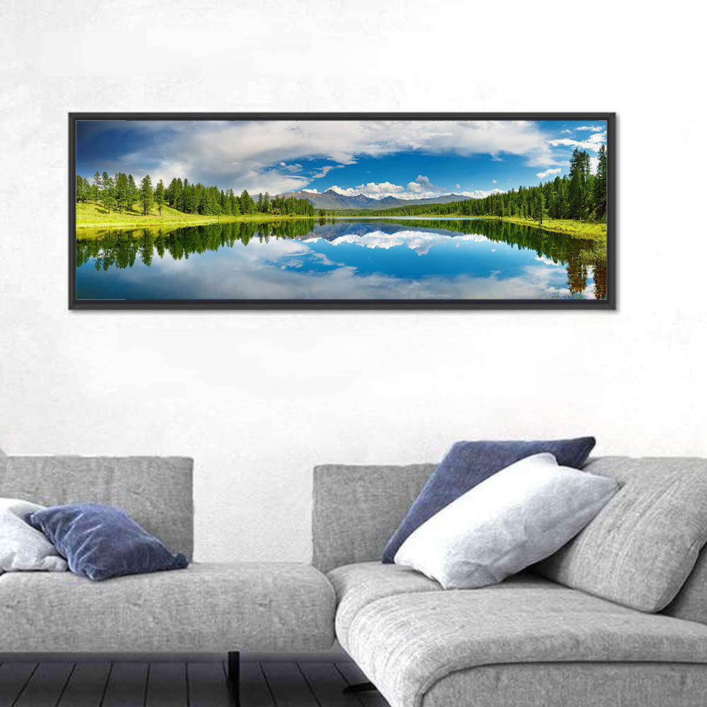 Lake In Altai Mountains Wall Art