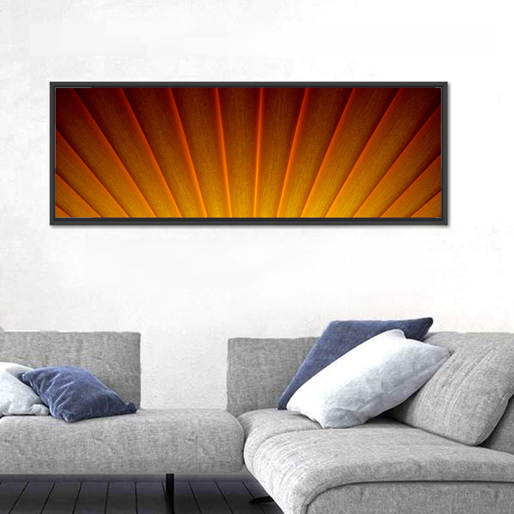 Sun Rays Illustration Wall Art