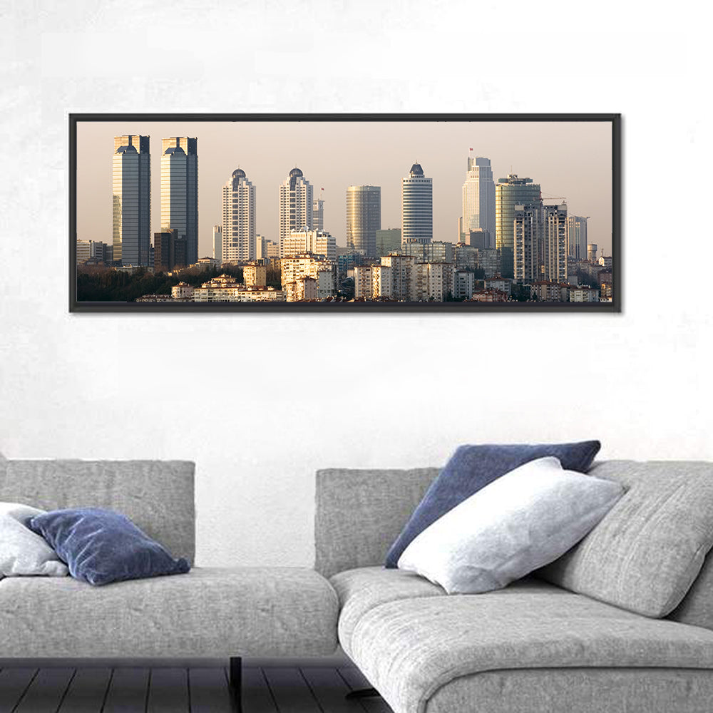 Istanbul Financial Skyscrapers Wall Art