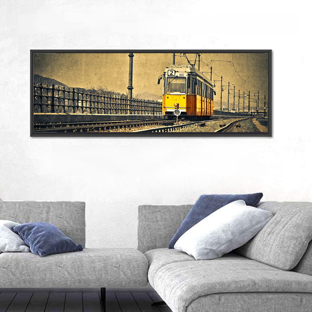 The Tram On Track Wall Art