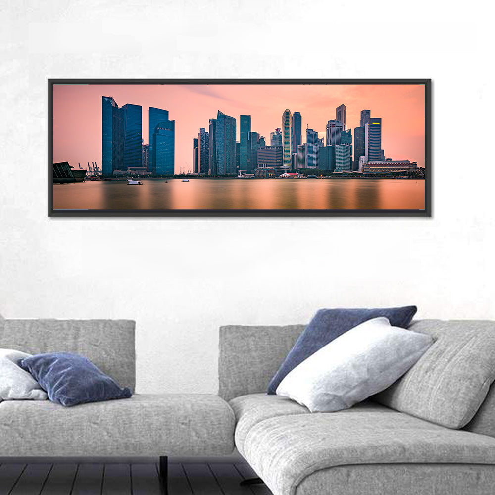 Singapore Skyline At Marina Bay Wall Art