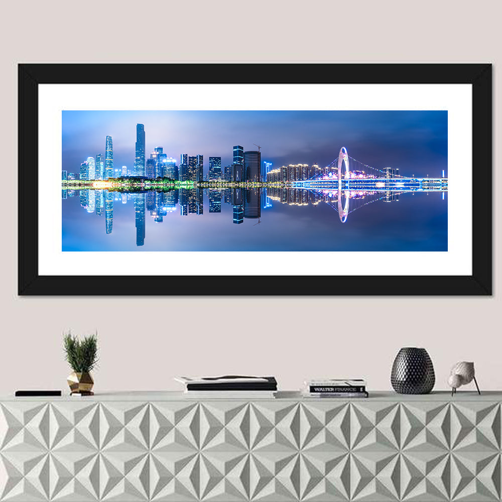 Guangzhou Skyline & Zhujiang River Wall Art