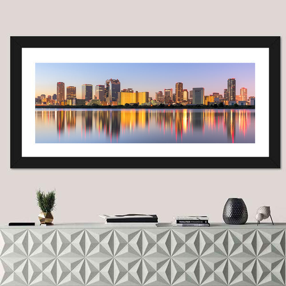 Umeda District Cityscape Wall Art