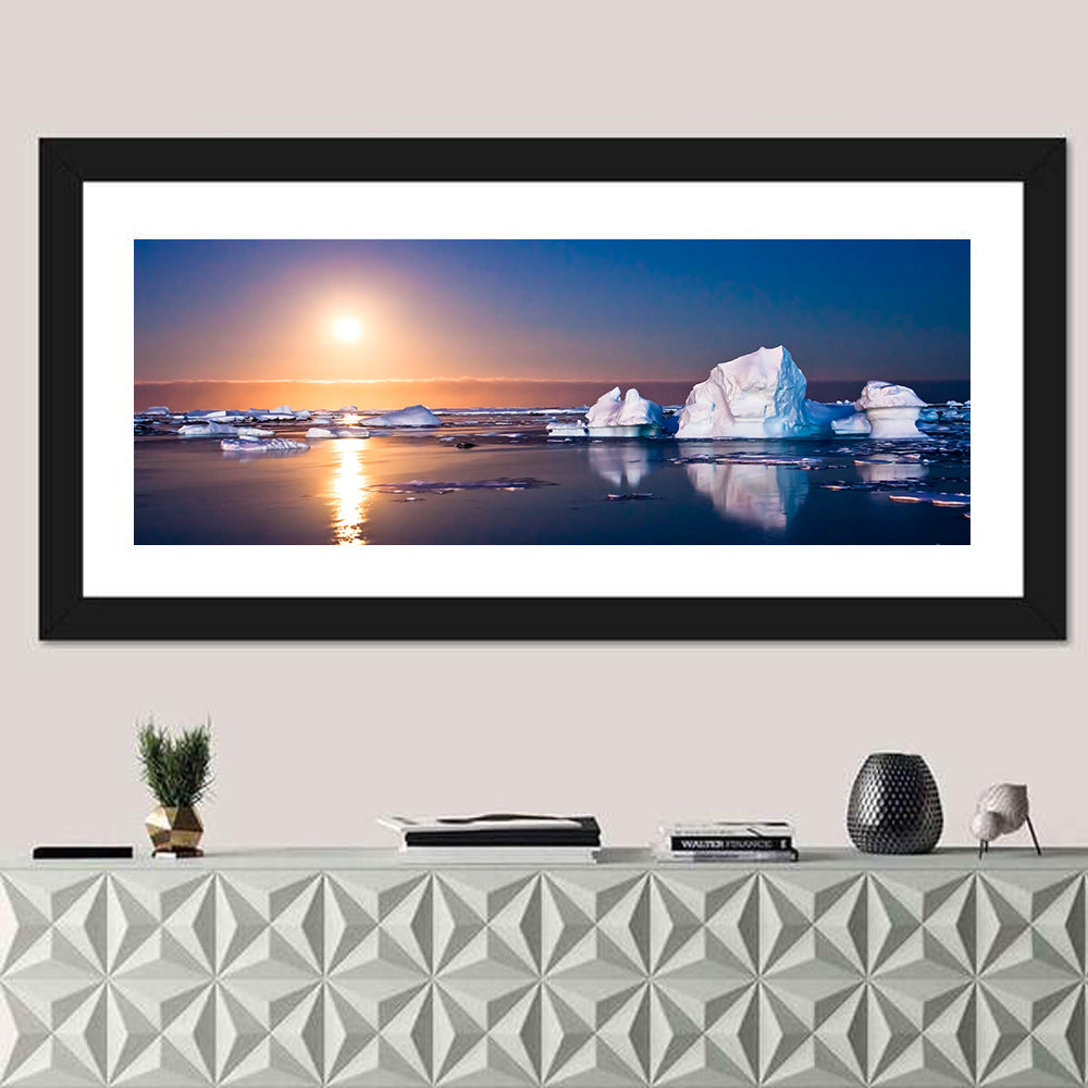 Summer Night In Antarctica Wall Art
