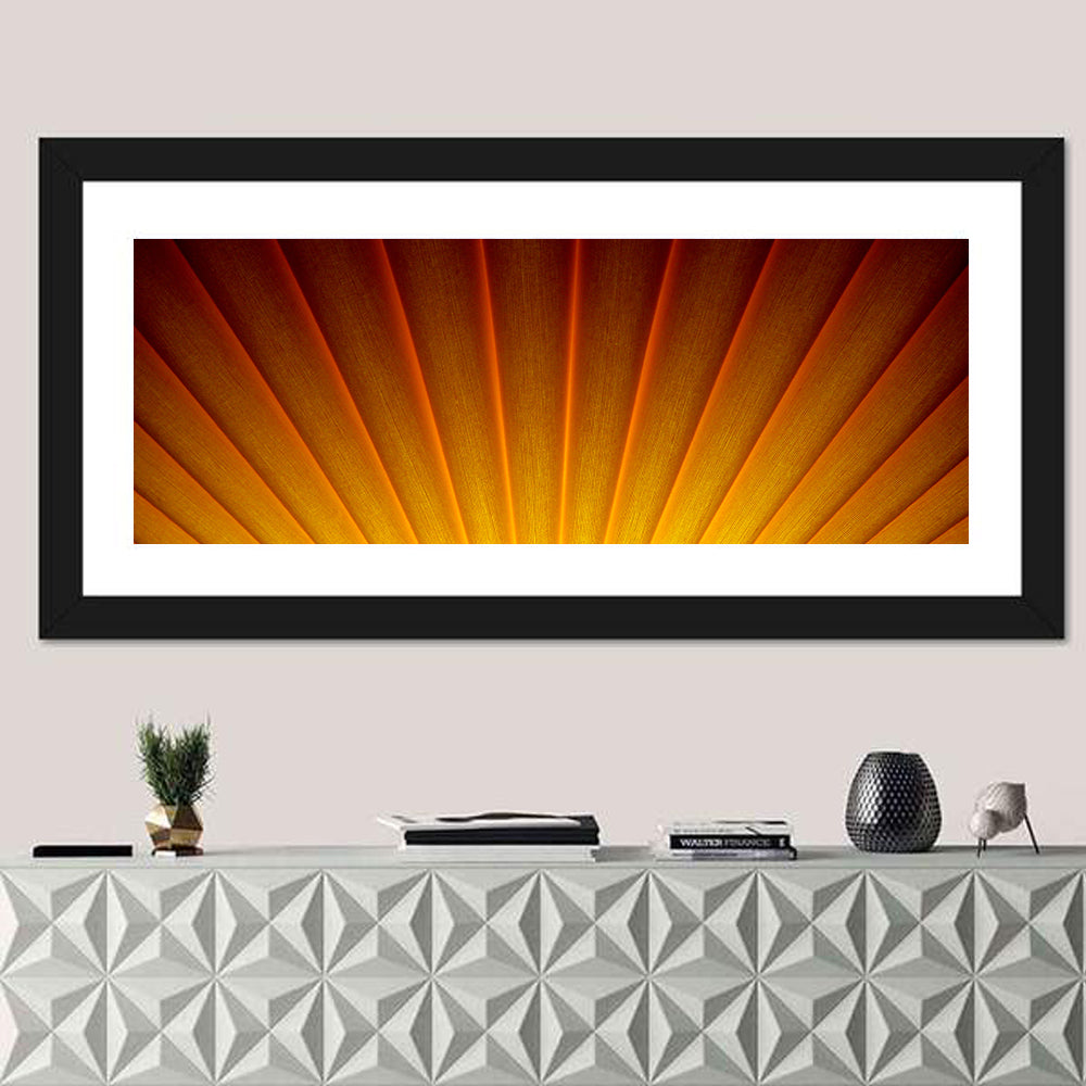 Sun Rays Illustration Wall Art