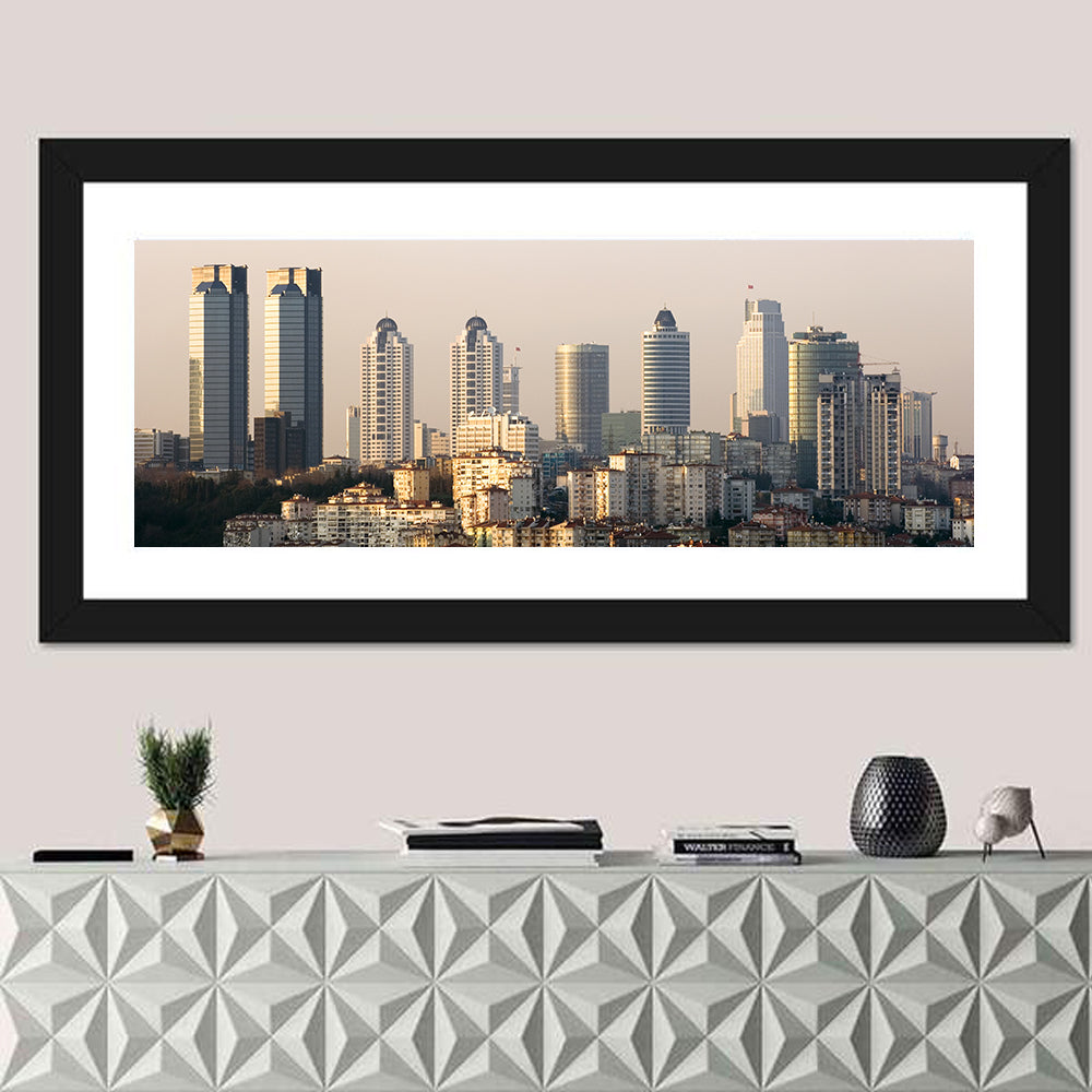 Istanbul Financial Skyscrapers Wall Art