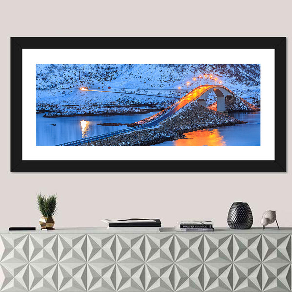 Bridge In Lofoten Islands Wall Art