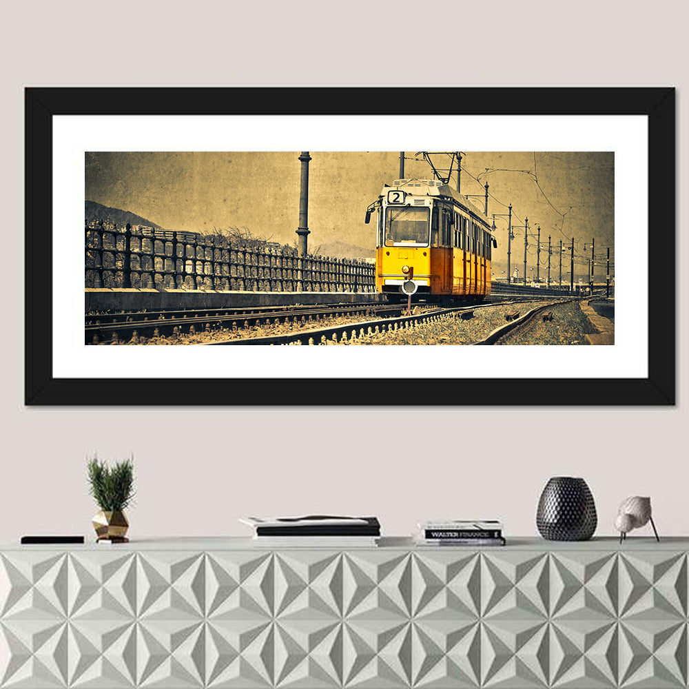 The Tram On Track Wall Art