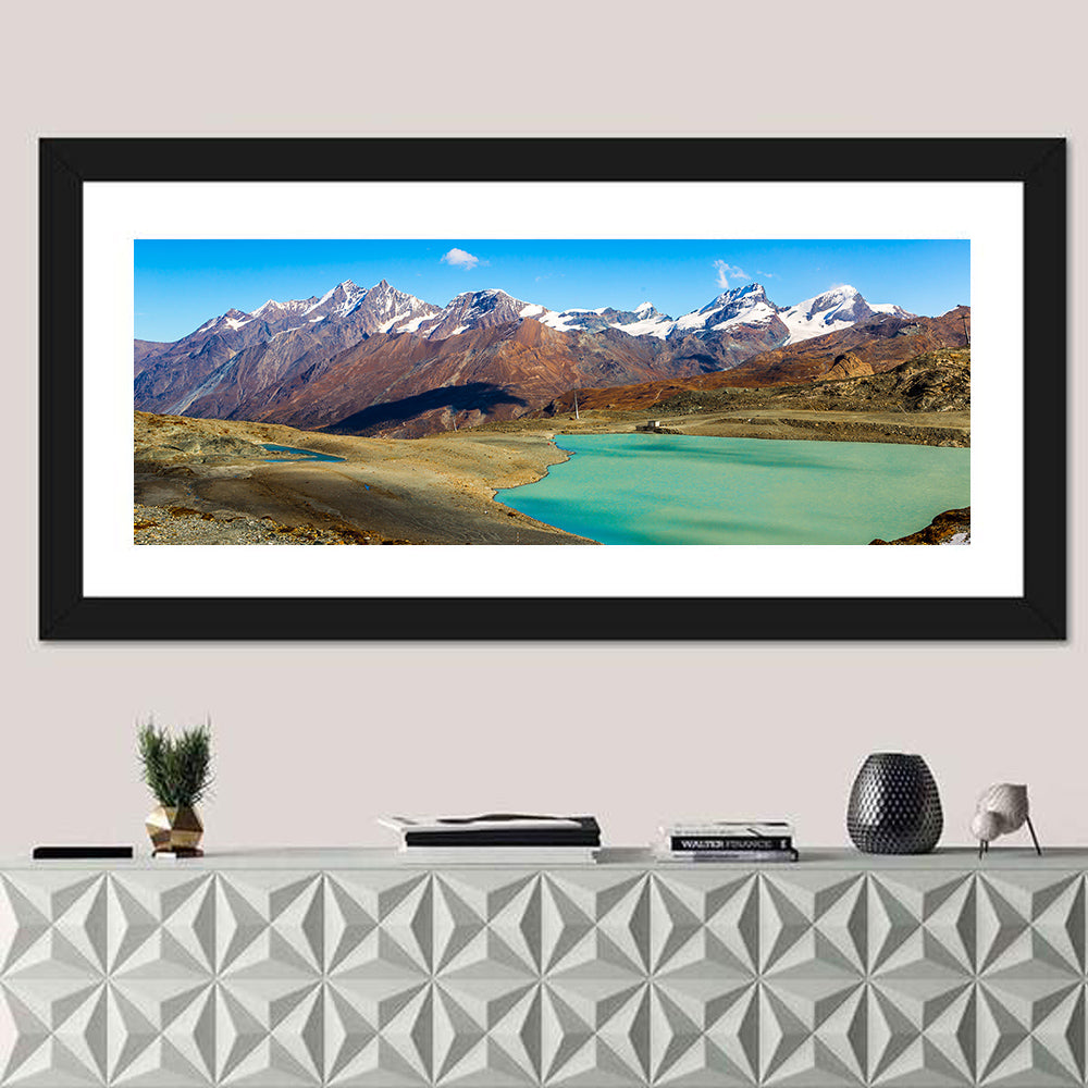 Mountain Lake In Switzerland Wall Art