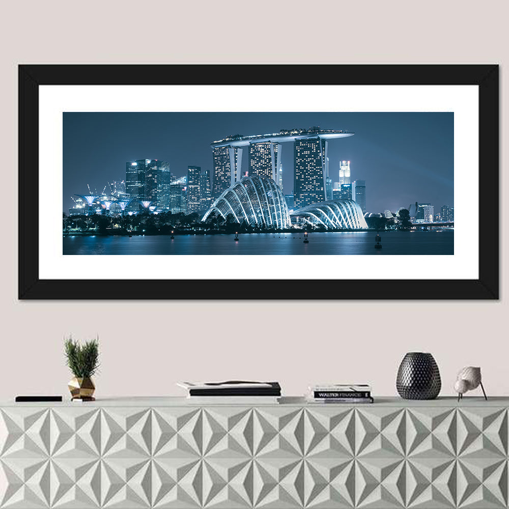 Singapore Skyscaper In Marina Bay Wall Art