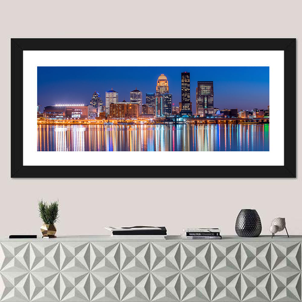 Skyline Downtown Louisville In Kentucky Wall Art