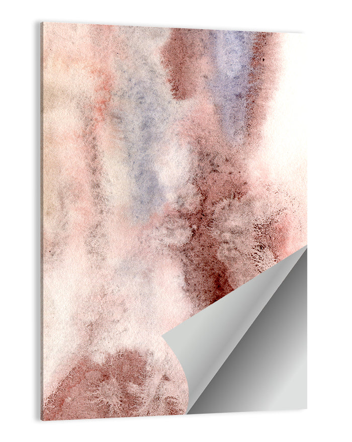Pastel Ink Wash Illustration Wall Art as a poster print