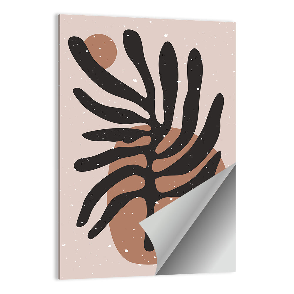 Mid Century Floral Minimalist Wall Art