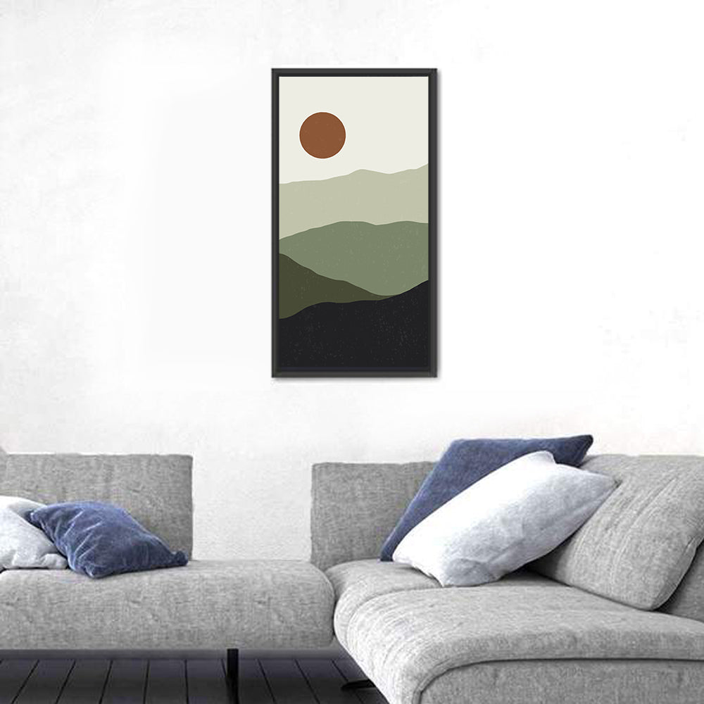 Minimalist Mountain Abstract Wall Art