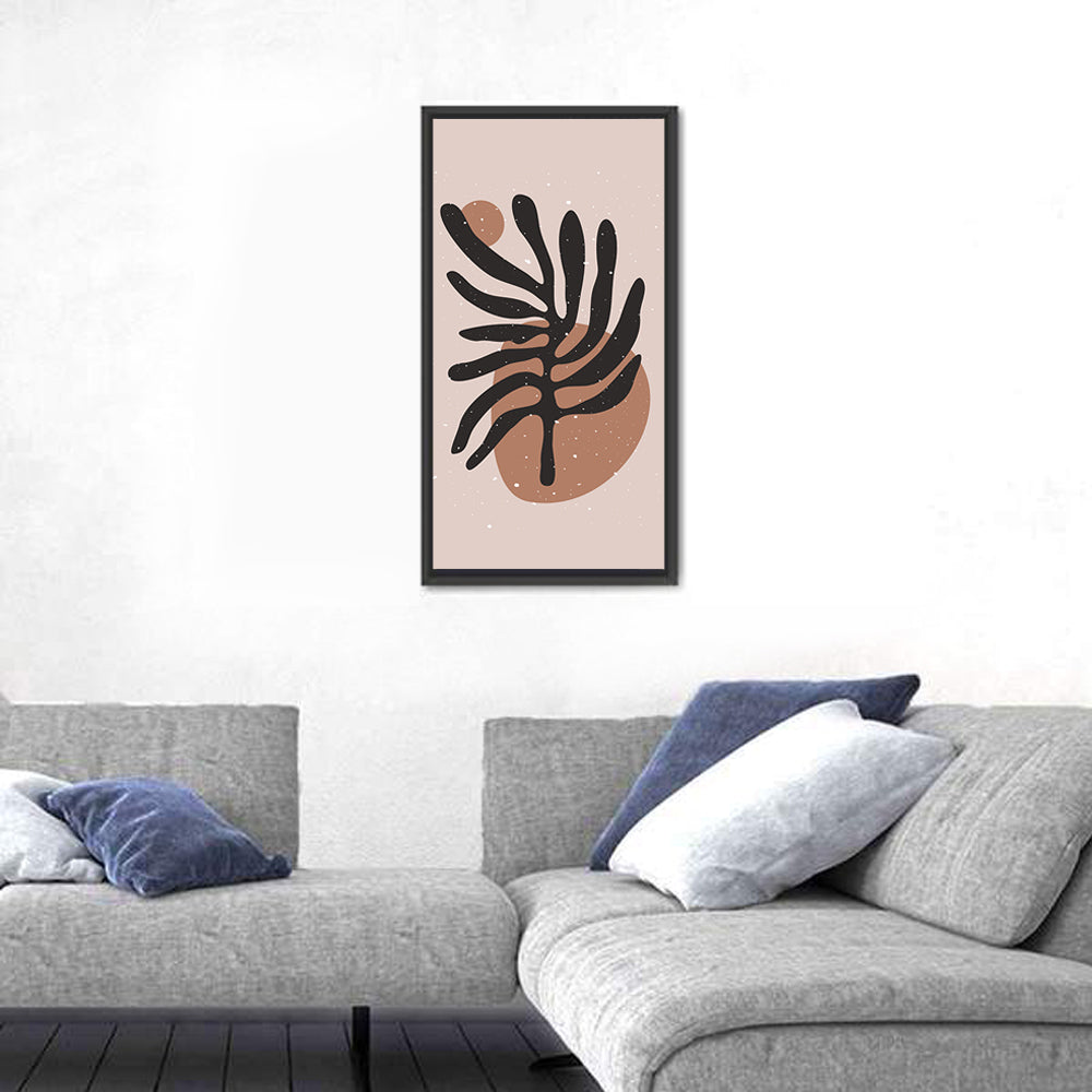 Mid Century Floral Minimalist Wall Art