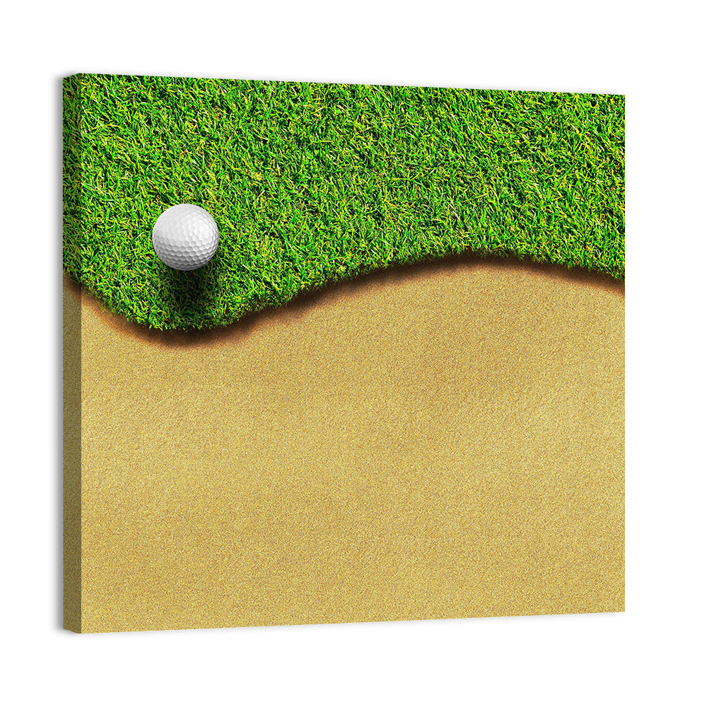 Golf Ball Aerial Wall Art
