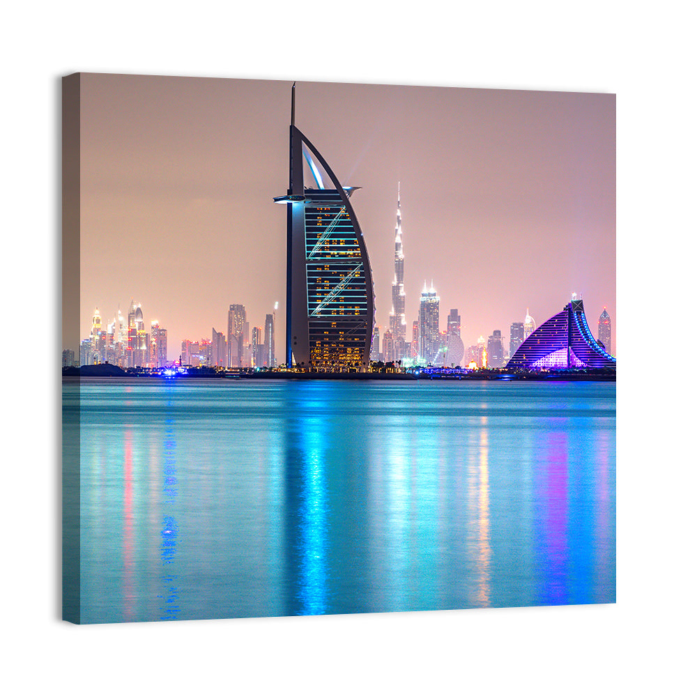 Dubai Skyline Wall Art