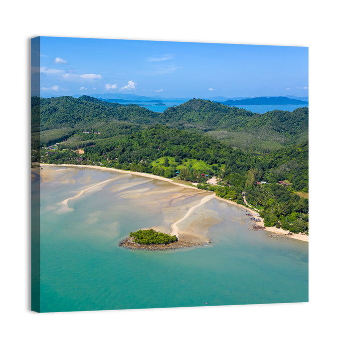 Koh Yao Noi Tropical Island Wall Art as a canvas print