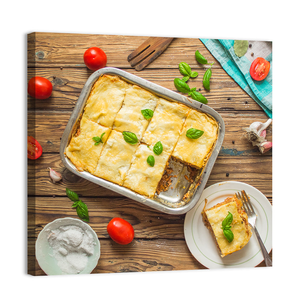 Homemade Lasagna Wall Art