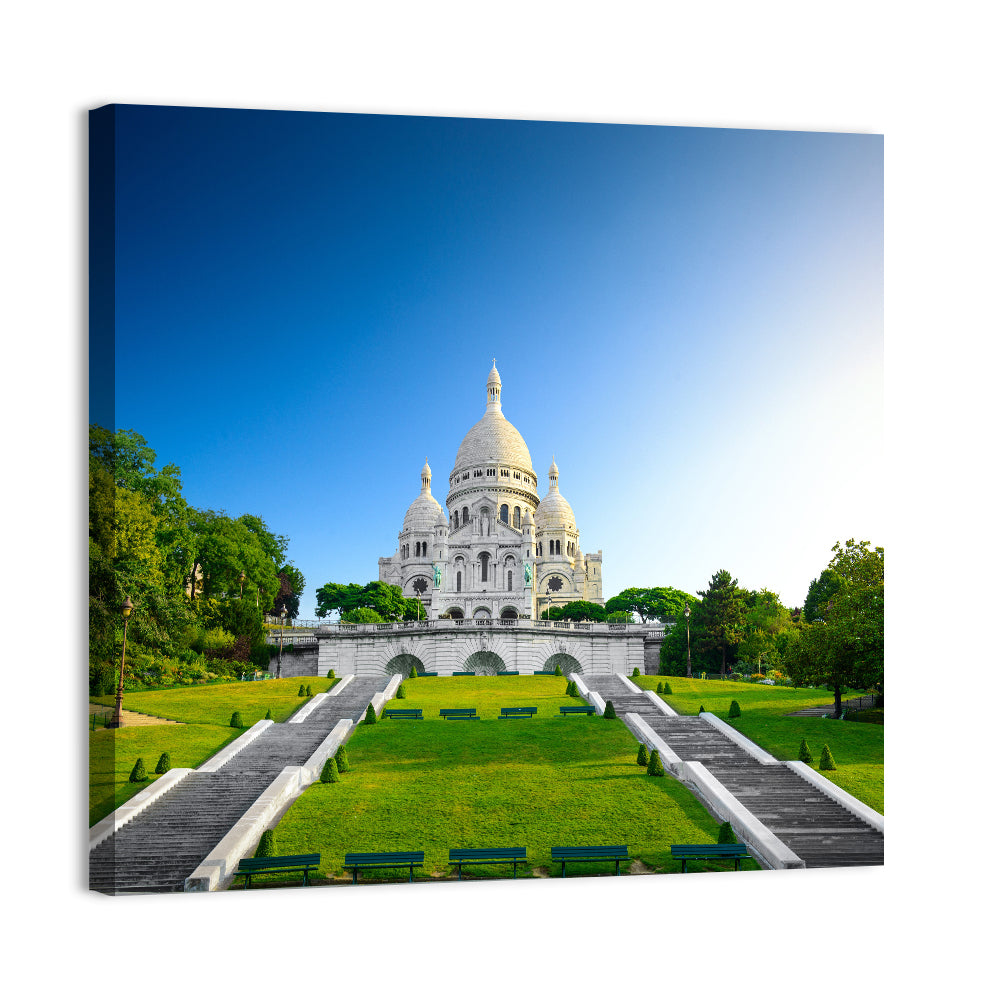 Basilica Sacre Coeur In Paris Wall Art