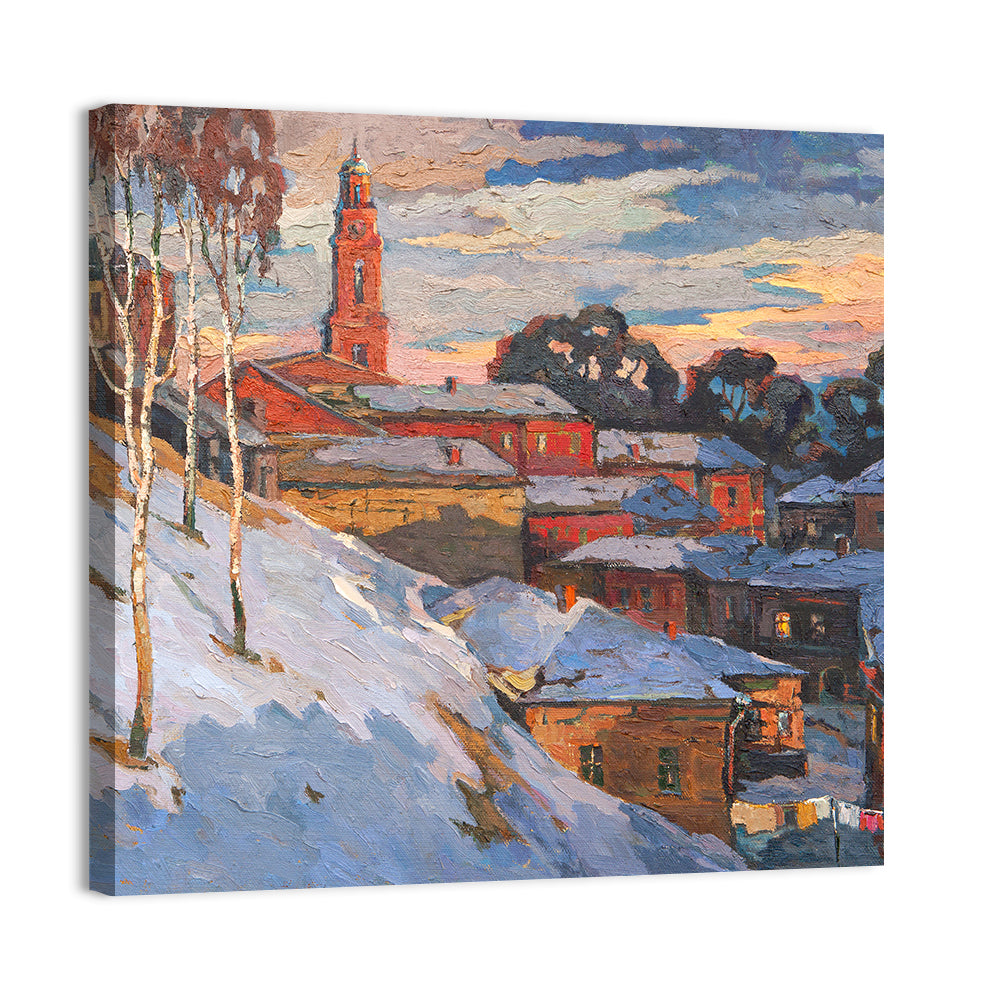 Winter City Artwork Wall Art