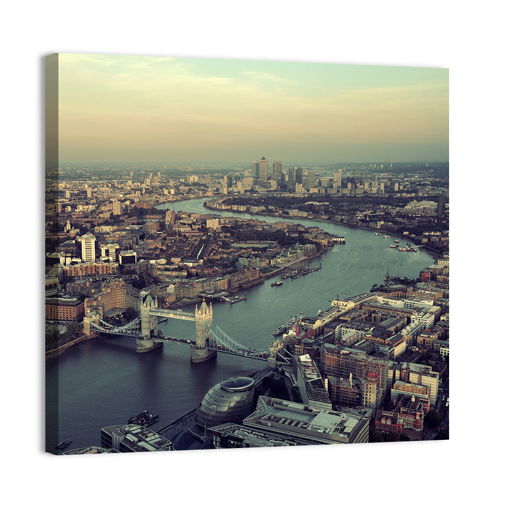 London Rooftop View Wall Art