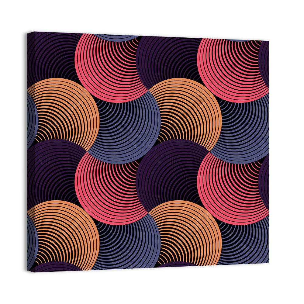 Ornate Geometric Petals Grid II Wall Art