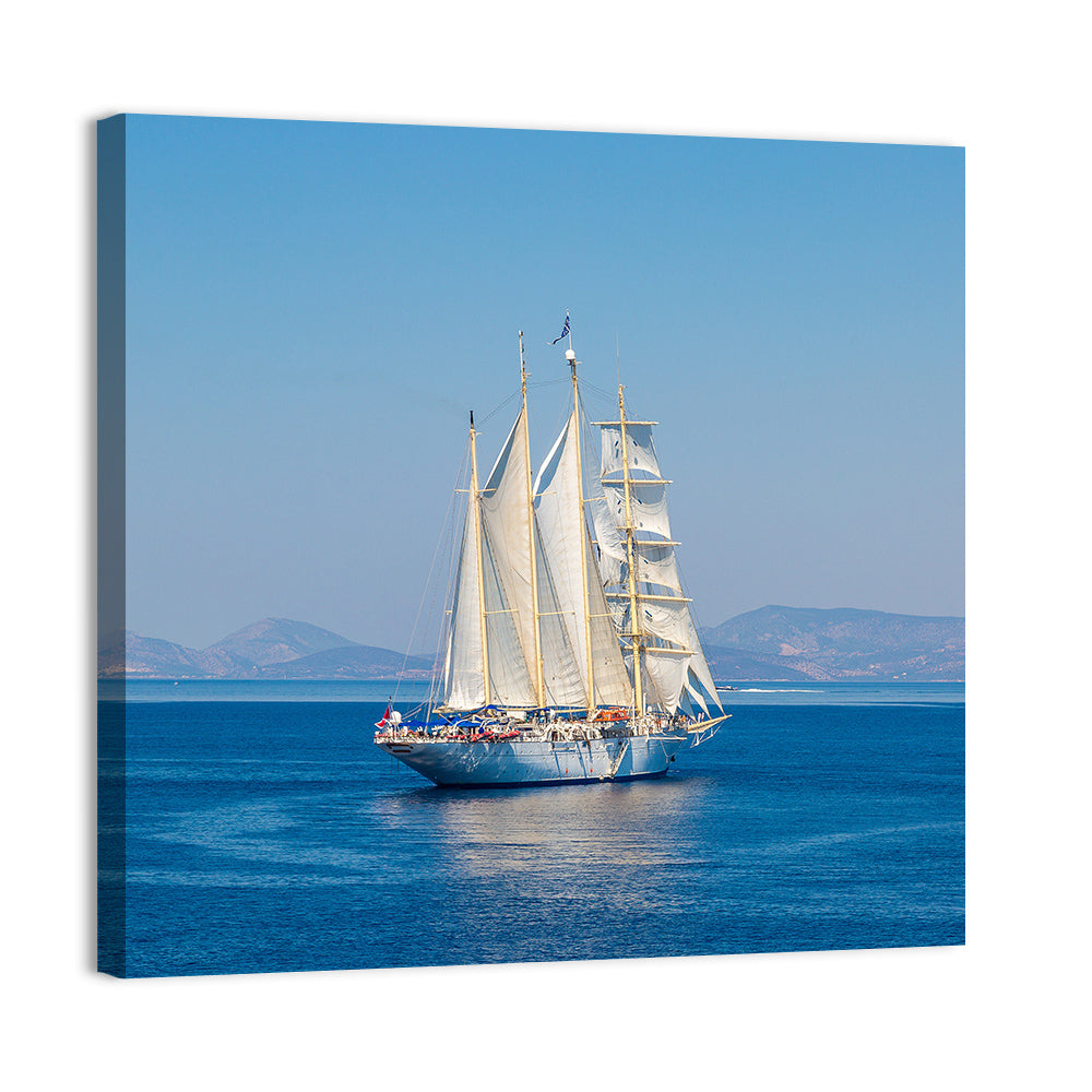 Sailing ship In Summer Wall Art