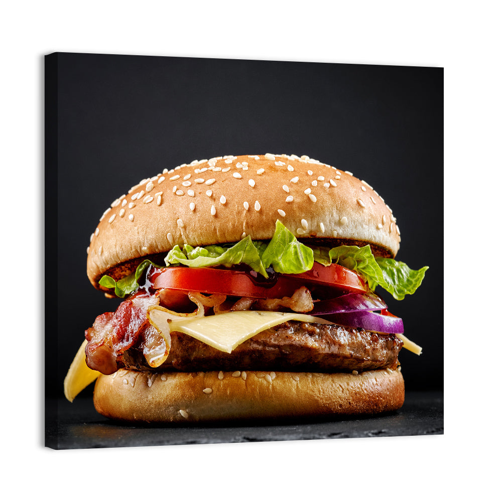 Tasty Burger Wall Art