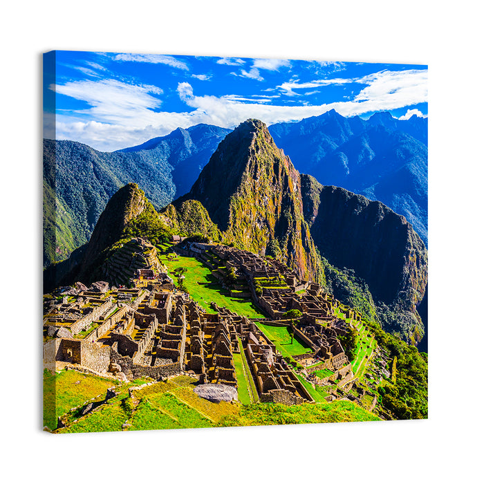 Machu Picchu Heritage Wall Art as a canvas print