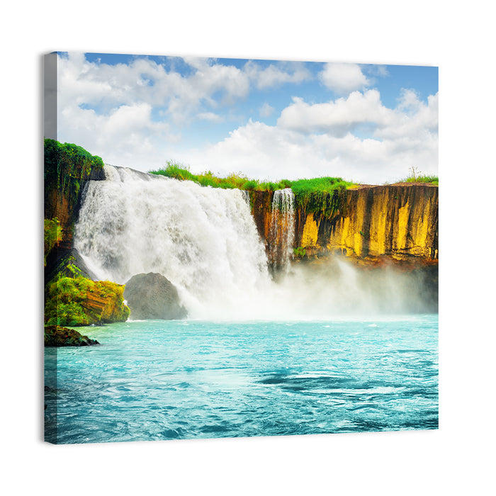 Dray Nur Waterfall Wall Art as a canvas print