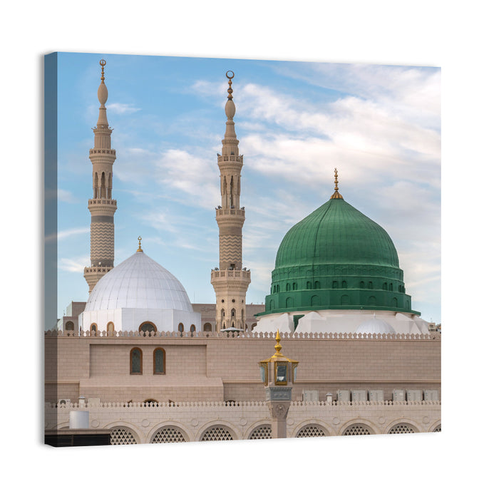 Al-masjid An-nabawi, Medina Wall Art as a canvas print
