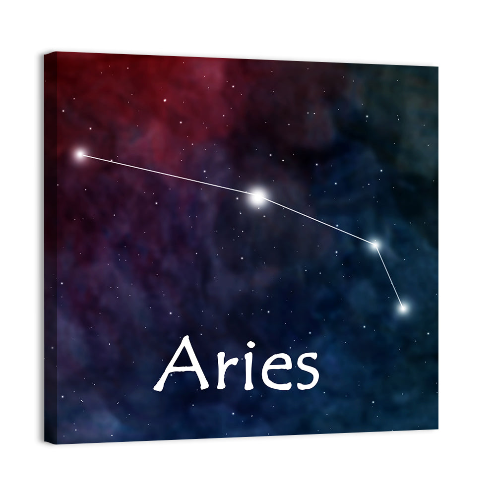 Aries Horoscope Constellation Wall Art