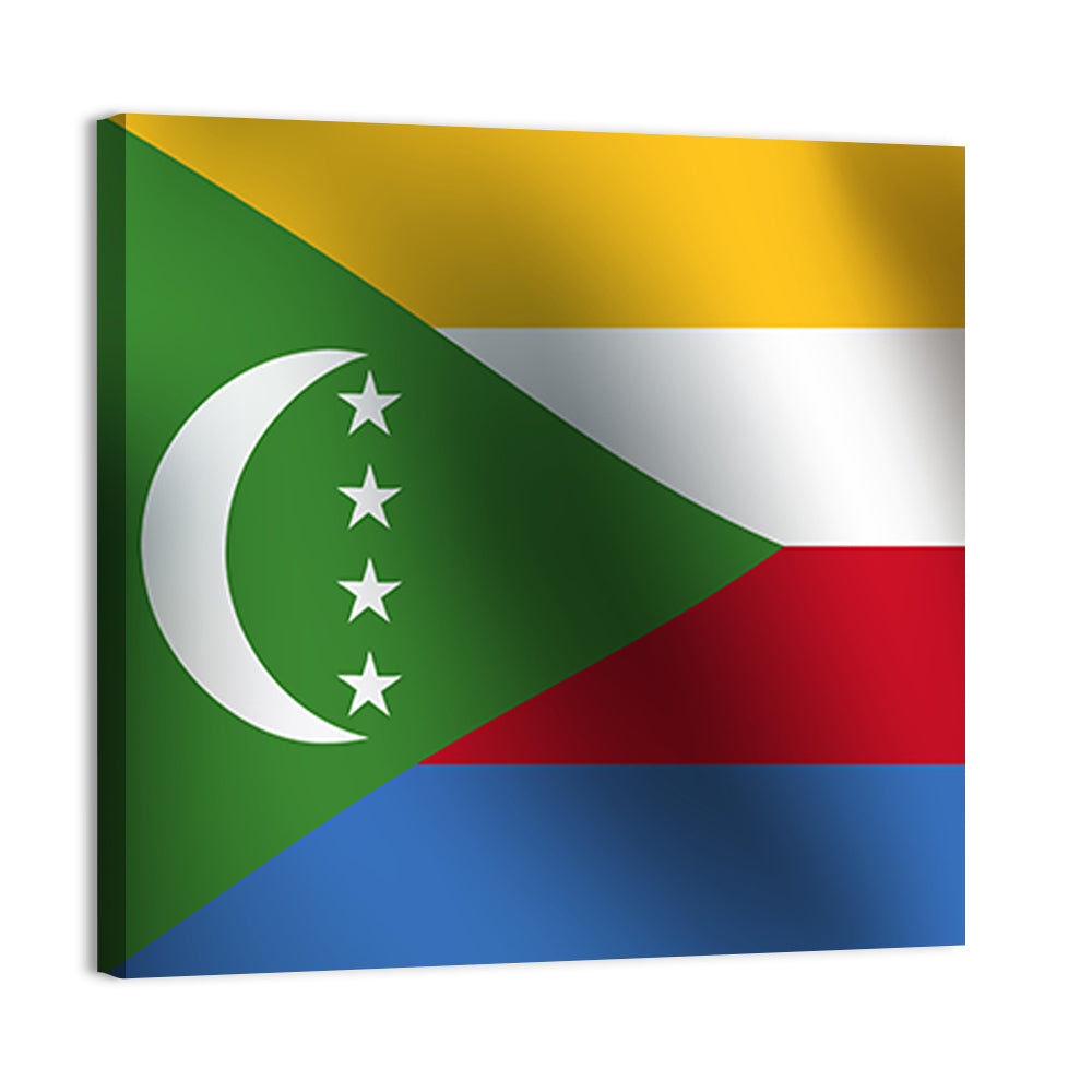 Flag of Comoros Wall Art