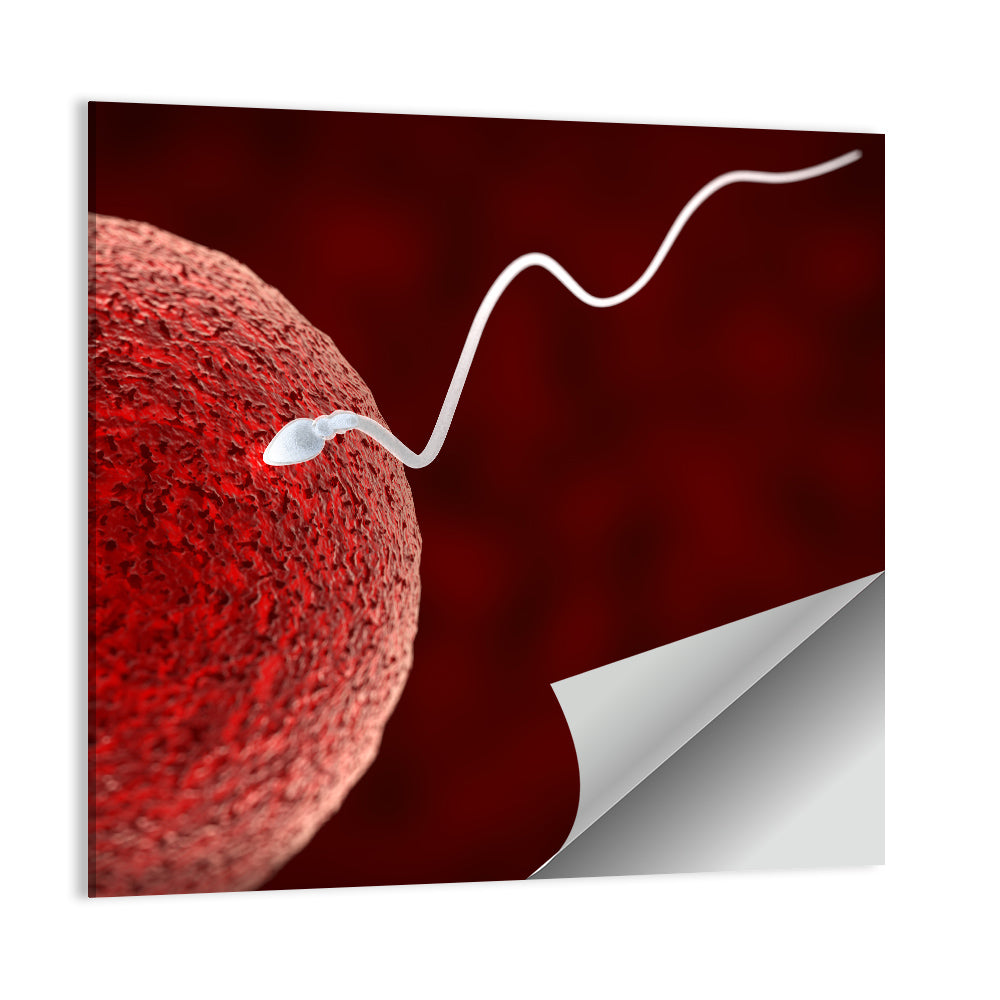 Spermatozoon Fertilizing Ovum Wall Art