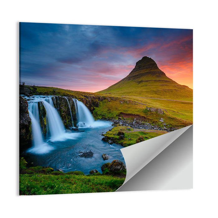 Kirkjufell at Sunset Wall Art as a poster print