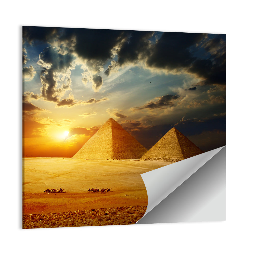 Great Pyramids Giza Valley III Wall Art