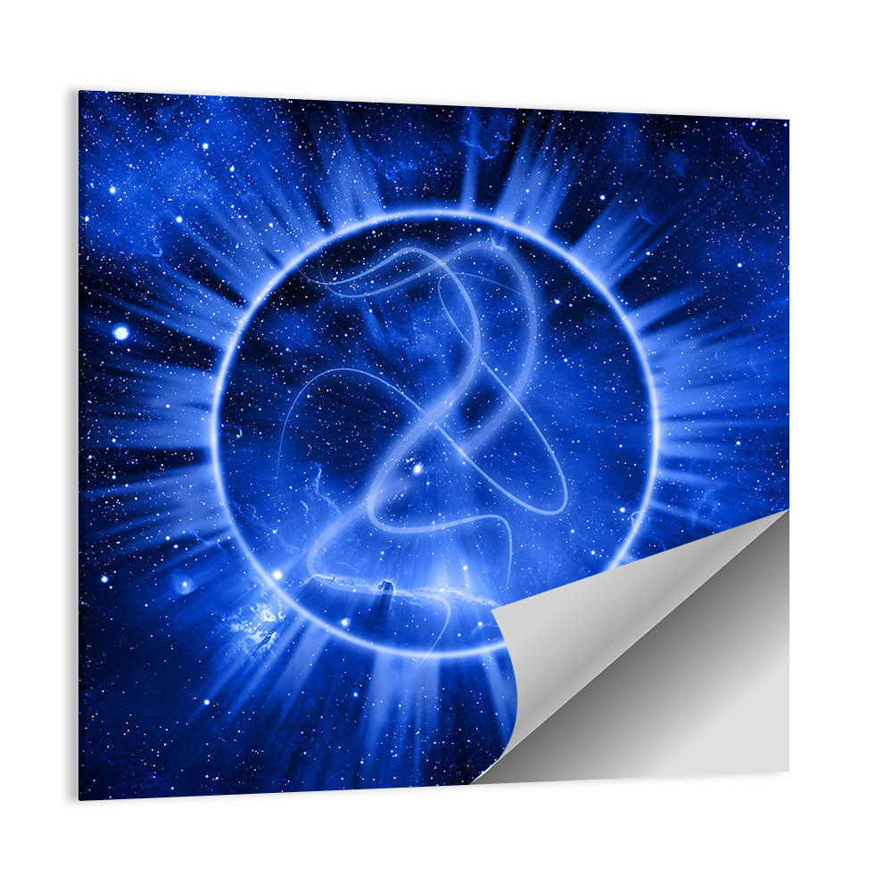 Rays Of Light & Universe Abstract Wall Art