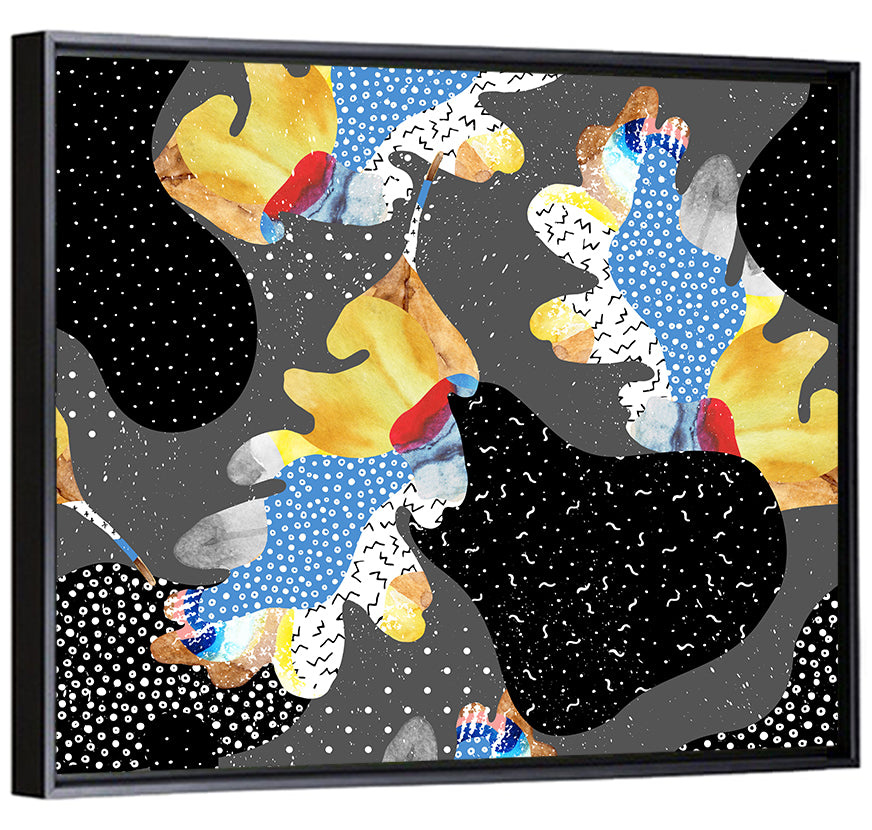 Fluid Shapes Pattern I Wall Art