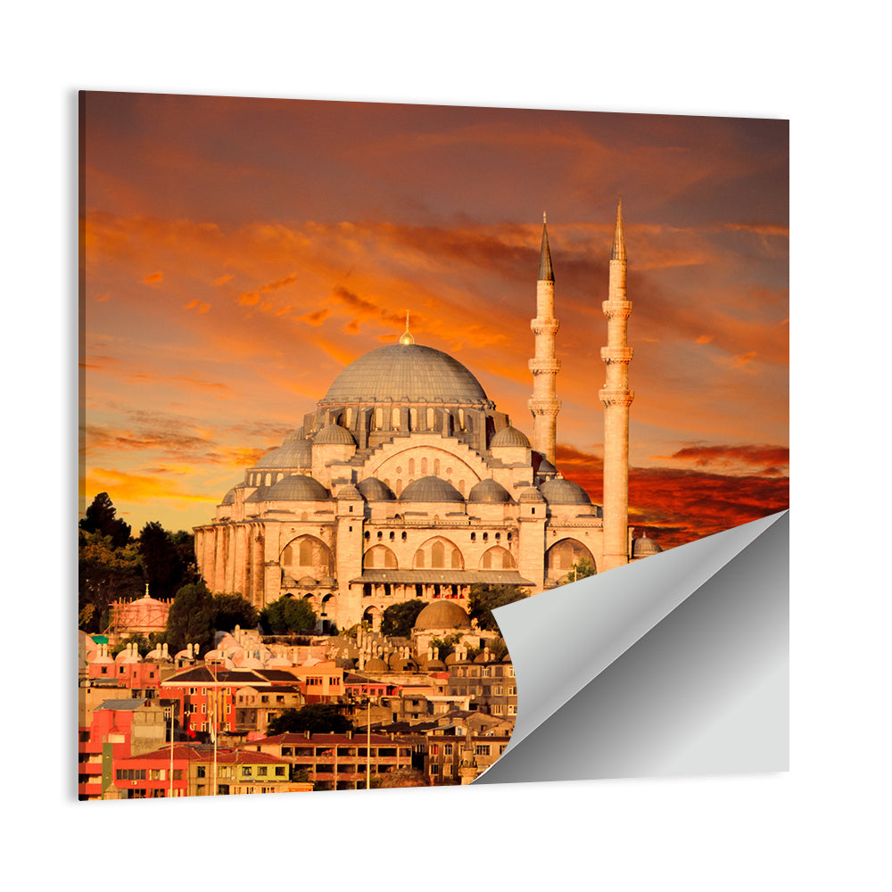 Hagia Sophia At Dusk Wall Art
