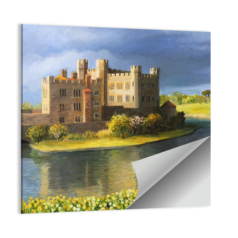 Famous Castle Near Leeds In Kent Wall Art