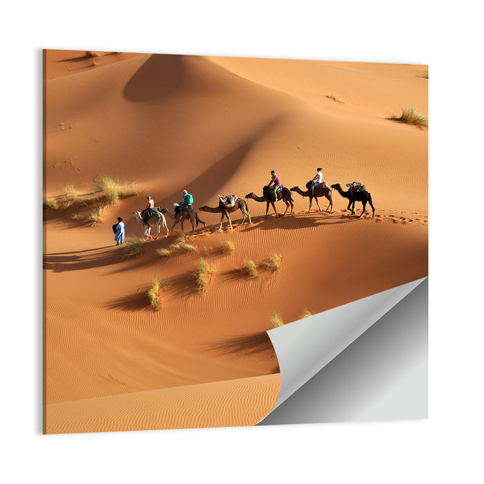 Morocco Sahara Caravan Wall Art as a poster print