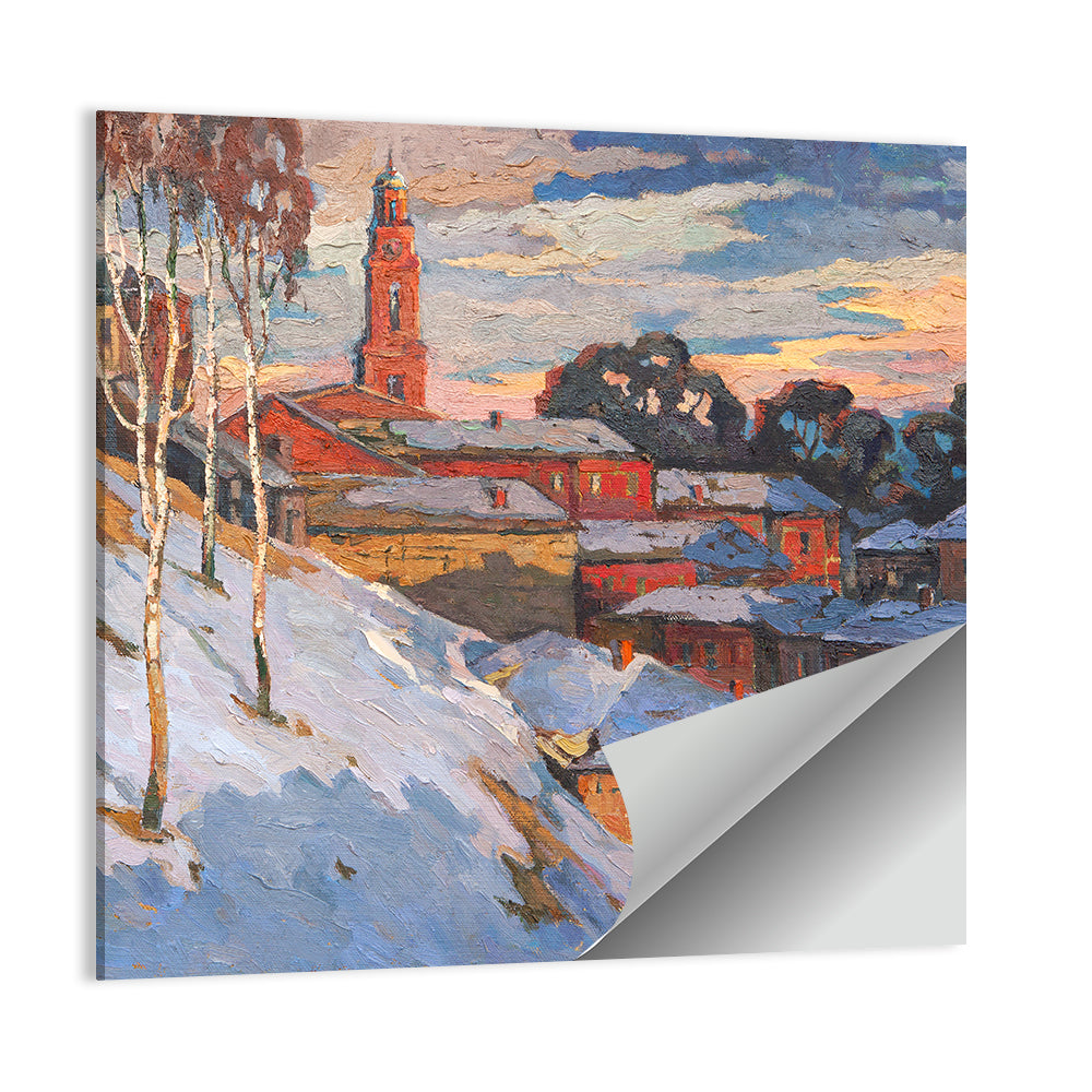 Winter City Artwork Wall Art